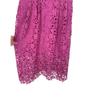 ASTR the Label Womens Sleeveless Lace Midi Dress Pink Size Large Feminine Party thumbnail 8