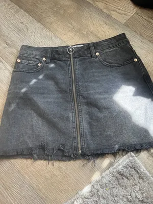We the Free black denim skirt size 27 thumbnail 3