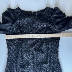 NWT W118 by Walter Baker Prya Dress Size XS Black‎ Polka Dot Puff Sleeve Party thumbnail 9