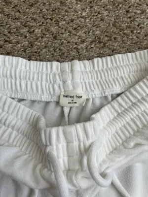 Aritzia white high waisted short thumbnail 3