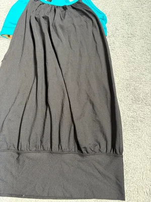 Lululemon Black & blue tank top with built in bra 4 thumbnail 3