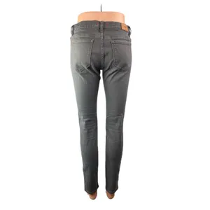 Urban Outfitters BDG Women's Gray Black Mid Rise Skinny Denim Jeans Size 28 thumbnail 2