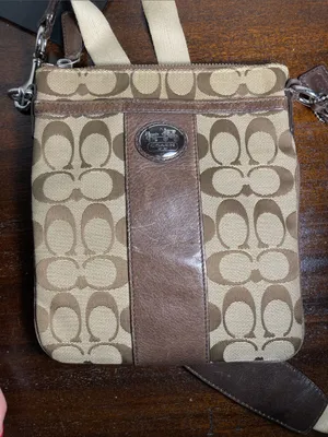 Coach Sutton signature swingpack crosspody bag khaki thumbnail 10