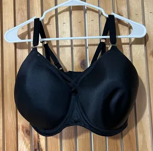 Elomi Bijou Flirt Underwire Banded Molded Cage Bra Black Size 34K thumbnail 1
