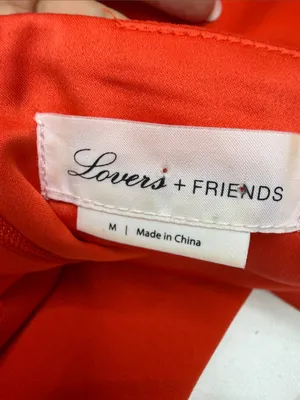 Lovers + Friends Red Asymmetrical One-Shoulder Midi Dress Size M thumbnail 10