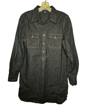 Chaps City Park Denim Dress nwt‎ thumbnail 1