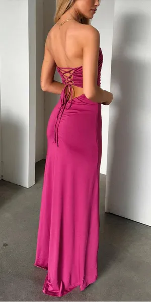 ThatsSoFetch Maxi Strapless Dress thumbnail 1