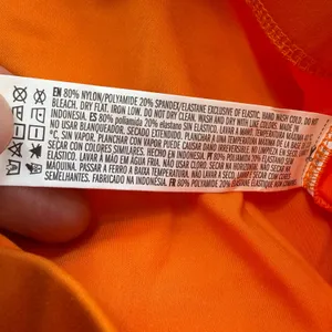 Forever 21 Womens Neon Orange Mini Skirt Size M NWT Elastic Waist Stretch Short thumbnail 7