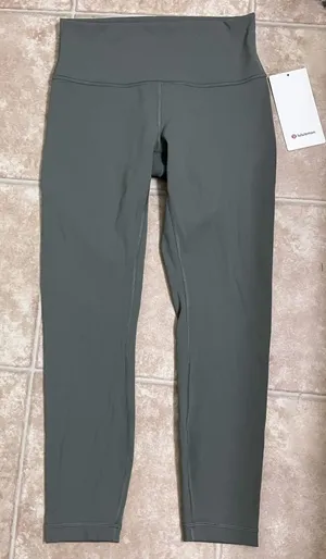 Lululemon Leggings Green 25" Wunder Under thumbnail 1