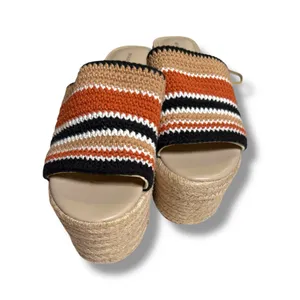 Marc Fisher Lannia Platform‎ Sandal Espadrille Slip-On Size 9 boho resort thumbnail 5