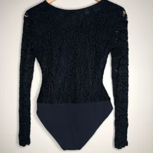 Ann Taylor Black Lace Bodysuit thumbnail 3
