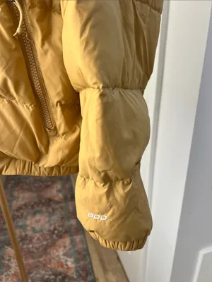 The North Face Hydrenalite Down Hooded Full Zip Puffer Jacket Golden Yellow XL thumbnail 5