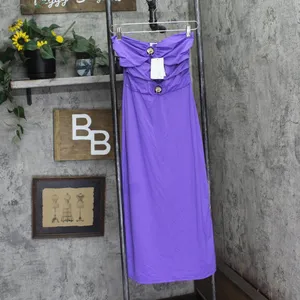 NWT Miken Juniors Shell-Trim Tube Dress I9864M110 Passion Flower Purple S thumbnail 3