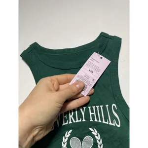Wild Fable Tank Top Womens XXS‎ Green Beverly Hills Racket Club Tennis Preppy thumbnail 4