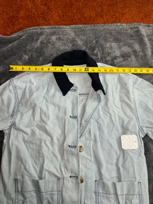 Altar’d State Women’s Striped Jacket Blue White Corduroy Collar Size M NWT thumbnail 6