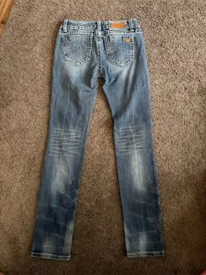 Miss Me Sunny Skinny Jeans 29 Medium Wash Distressed Western Rock Grunge Y2K 90s thumbnail 7