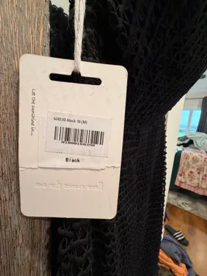 Strapless Mermaid Dress Black Size M thumbnail 4