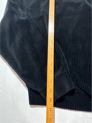 H&M Divided Black Corduroy Crewneck Sweatshirt, Size M - Com thumbnail 3