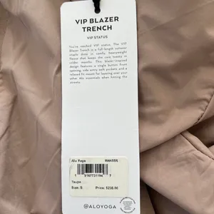 Alo Trench Yoga VIP Blazer thumbnail 2