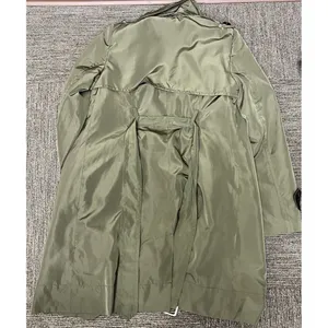 Womens Limited Brand OBR Olive Trench Coat XS EUC thumbnail 7