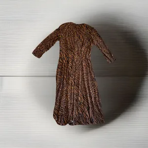 Donna Morgan Full Length Leopard Print‎ Dress Brown Women's Size 8 thumbnail 4