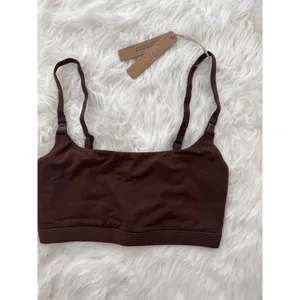 Skims Fits Everybody Maternity Pumping Scoop Bralette Cocoa Size XXS thumbnail 4