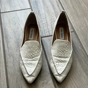 Steve Madden Textured Cream Flats thumbnail 7