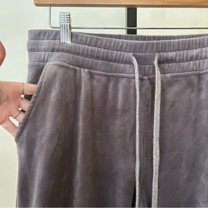 UGG Haydn Jogger‎ Velour Pants Drawstring Pull On Elastic Stretch Purple Size S thumbnail 5
