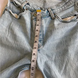 Abercrombie & Fitch Light Blue Straight Leg Jeans thumbnail 7