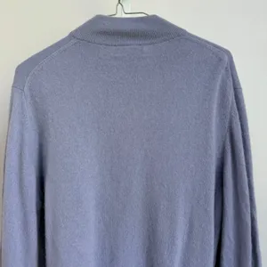 Charter Club‎ Cashmere Office Siren Academia Preppy Mock Neck Sweater XL Purple thumbnail 7