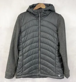 Stoic Womens Hybrid‎ Puffer Jacket Medium Hooded Gorpcore Athleisure Outdoor thumbnail 1