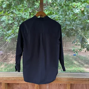 Gap Women's Big Shirt 100% Organic Cotton Black Size S thumbnail 5
