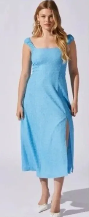ASTR the Label Crinkle‎ Maxi Dress Size Medium thumbnail 1