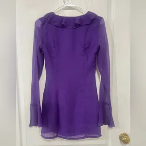Final price Princess Polly Vibrant Purple Mini Dress thumbnail 6