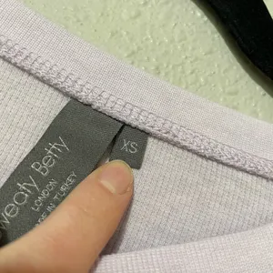 Sweaty Betty Waffle Knit Lavender Long Sleeve Crop Top Womens XS Purple Athletic thumbnail 10