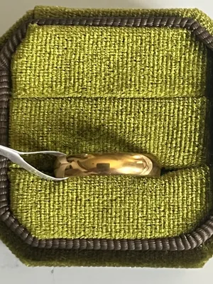 Classic/Sleek Unisex Titanium Steel Gold Polished Finish 2mm Band Size 6 thumbnail 3