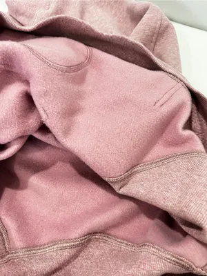 Lululemon Scuba Oversized Half-Zip Hoodie Heathered Pink Taupe Size XS/S Fleece thumbnail 13