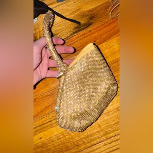 Elegant Gold Rhinestone wristlet thumbnail 3