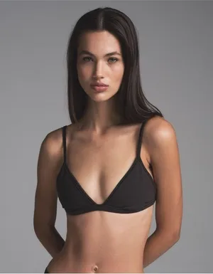 SKIMS Black Triangle Bralette M NEW thumbnail 1