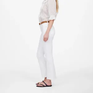 Madewell Mid-rise Kick Out Crop‎ Jeans White 33 thumbnail 7