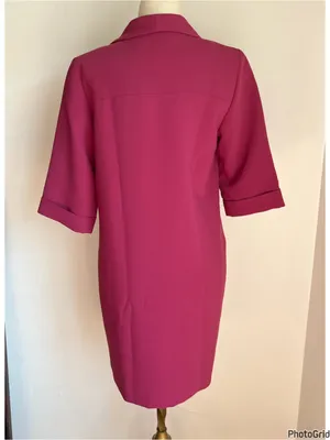 Amanda Uprichard Pink Short Sleeve Blazer Dress thumbnail 2