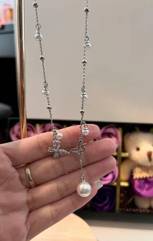 925 silver Plated Butterfly Necklace thumbnail 4