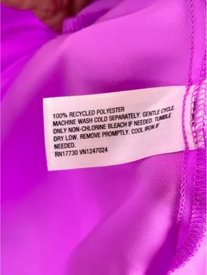 A New Day Purple Satin A-Line Maxi Slip Skirt Size Small Elastic Waist thumbnail 7