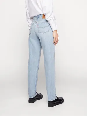 Levis 501 81 Jeans Womens 25x31 NWT Light Indigo Pattern High Rise $128‎ thumbnail 2