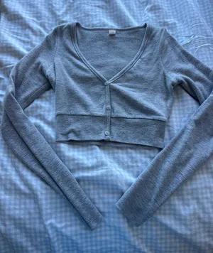 Alo Alolux Cropped Me Time Cardigan thumbnail 1