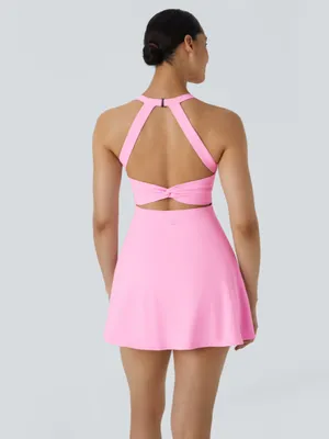 Halara SoftlyZero™Airy Backless Twisted Cool Touch Dance Active Dress-Easy-peezy thumbnail 2