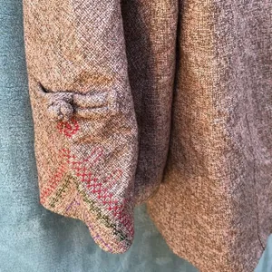 Vintage‎ Coat With Embroidery Fur Collar thumbnail 4
