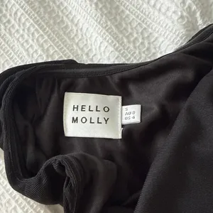 Hello Molly Dress Mini Black One-Shoulder thumbnail 3