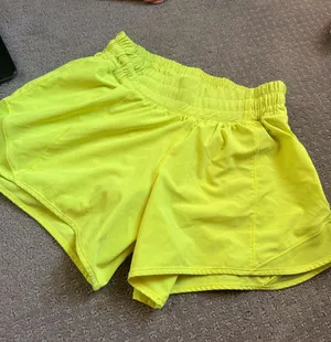 Neon Lululemon Shorts thumbnail 1