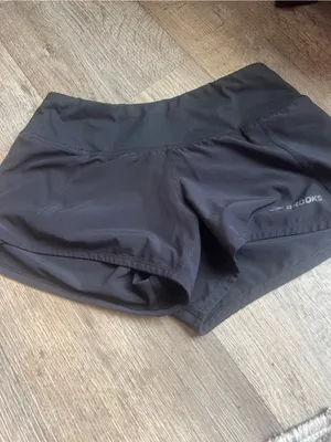 Brooks Women's Black Athletic Running Shorts thumbnail 3